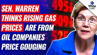 Sen. Warren Thinks The Rising Gas Prices Are From Oil Companies Price Gouging
