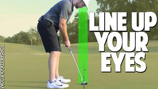 Line Up Your Eyes To Make Putts