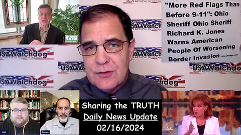 USA Watchdog: 2-Million Terrorists, OPERATION FREEDOM, McWattersaffect/Joy Behar Fear-Monger | EP1110