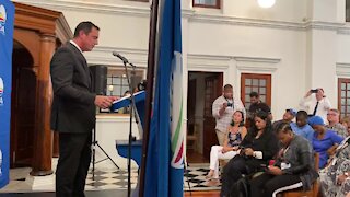 SOUTH AFRICA - Cape Town - Democratic Alliance (DA) leader's Alternative State of the Nation Address (Video) (9hb)