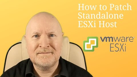How to Patch a Standalone ESXi Host