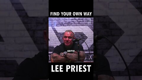 LEE PRIEST: YOU DON'T NEED A COACH