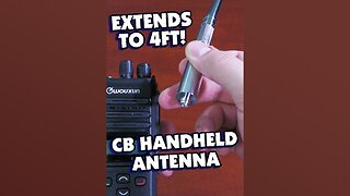 This handheld CB Antenna extends to 4ft!