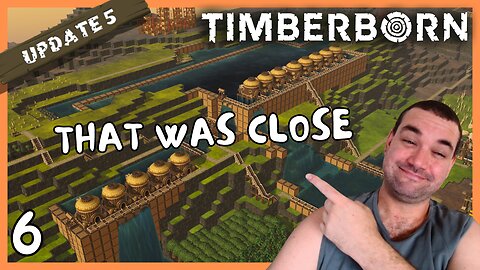 We Almost Lost It All...Almost | Timberborn Update 5 | 6