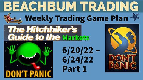 Don't Panic! �� The Hitchhiker's Guide to The Markets [Weekly Trading Game Plan] 6/20 – 6/24 Part 1