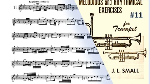 🎺🎺🎺 [TRUMPET ETUDE] Small 27 Melodical and Rhythmical exerc. forTrumpet- #11 por Helder Passinho Jr.