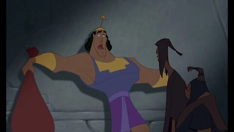 Kronk Hides Against the Wall | The Emperor's New Groove