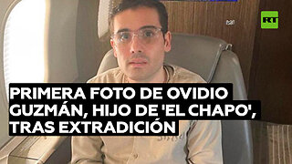 Publican la primera foto de Ovidio Guzmán, hijo de 'el Chapo', tras ser extraditado a EE.UU.