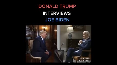 TRUMP❤️🇺🇸🥇😆INTERVIEWS SLEEPY JOE 🎬😴😂✨