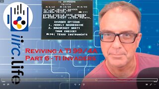 Reviving a TI 99 4/A Part 6 - TI Invaders condensed and re-mastered