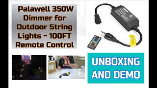 Palawell 350W Dimmer - Works Great On My Outdoor Light Setup