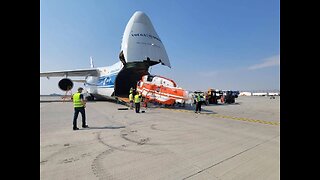 Russian helicopters have arrived at the Dubai Airshow 2023 on board the gigantic Antonov An-124