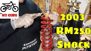 Assembling the rear shock | 2003 Suzuki RM250