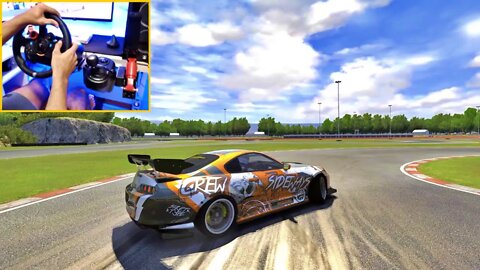 MY DRIFT TOYOTA SUPRA A80 - ASSETTO CORSA (STEERING WHEEL) G29