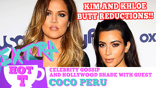 Kim & Khloe Kardashian Matching Butt Reduction Surgeries: Extra Hot T