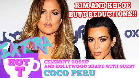 Kim & Khloe Kardashian Matching Butt Reduction Surgeries: Extra Hot T