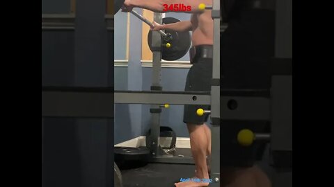 345lbs squat Pr