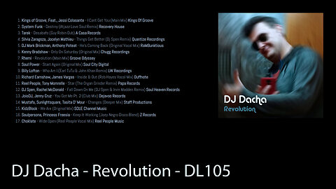 DJ Dacha - Revolution - DL105