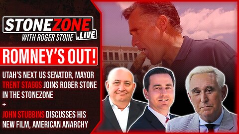 'Romney's Out!' - Utah's Next US Senator Mayor Trent Staggs Joins Roger Stone In The StoneZONE