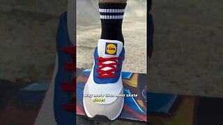 Reviewing + Skating the new £8 Lidl Skate shoes #skateboarding #lidl