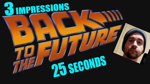 Talented impressionist does 3 'Back To The Future' voices In one take