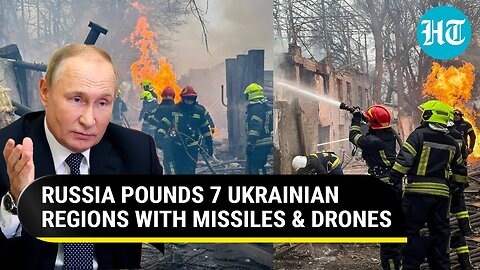 Putin's Deadly Missile Strikes, Shahed Drone Storm In Ukraine While Russia Votes; 14 Dead In Odesa