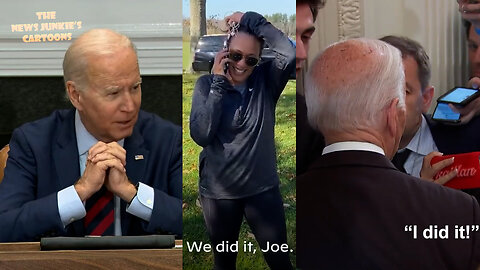 Biden: "I have no intention of letting the Republicans wreck our economy." Kamala: "We did it, Joe!" Biden: "I did it!"