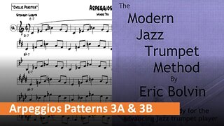The Modern Jazz Trumpet Method - [Arpeggios Patterns] 3a & 3b (Minor 7th)
