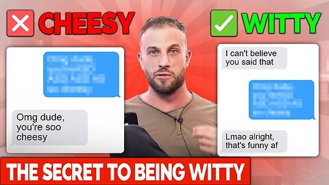 How To Be Witty Without Being Cheesy Over Text | Master Guide