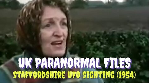 Staffordshire UFO Sighting (1954)