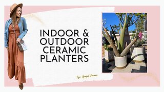 Indoor & Outdoor ceramic planters review