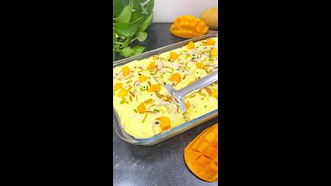 recipe of very easy mango pudding