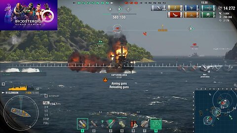 WORLD OF WARSHIPS, 2 ships sunk , #boosteroid, #worldofwarships, Busty