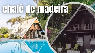 Veja Este Chalé de Madeira por Dentro em São Paulo