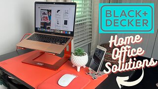 Black + Decker Home Office Laptop Phone Accessory Unboxing