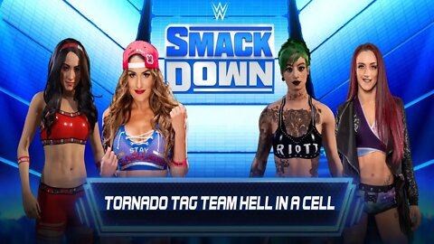 Bella Twins Vs Ruby Riott N Kay Lee Ray WWE 2k22