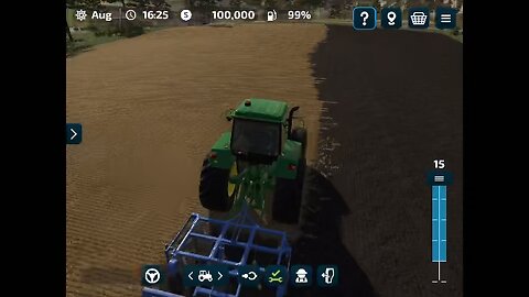 Farming Simulator 23 iOS Timelapse #1 plowing