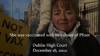 SHE WAS VACCINATED WITH TWO DOSES OF PFIZER