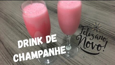 Especial de Ano Novo 01 - Drink de Champanhe - Delicioso e Refrescante e Econômico !!