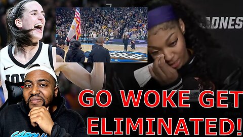 WOKE LSU Women's Basketball Team DESTROYED By Iowa After WALKING OFF Court BEFORE National Anthem