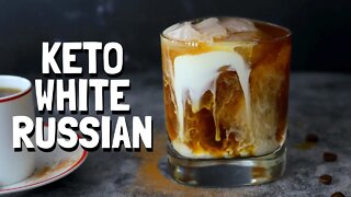 Keto White Russian Cocktail Recipe | Low Carb | Sugar Free