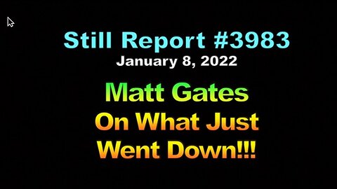 Matt Gaetz On What Just Went Down, 3983