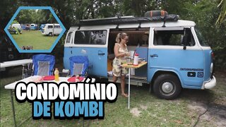 PRIMEIRA vez no CAMPING de KOMBI | Camping Praia do Forte - BA
