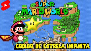 Código de Estrela Infinita no Super Mario World #shorts
