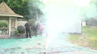 Fireworks safety tips with the Getzville Fire Company and 7 News 'junior firefighters'