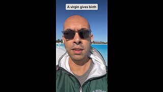 A virgin gives birth