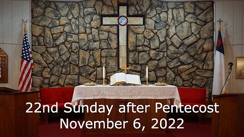 22nd Sunday after Pentecost - November 6, 2022 - Quick Justice - Luke 18:1-8