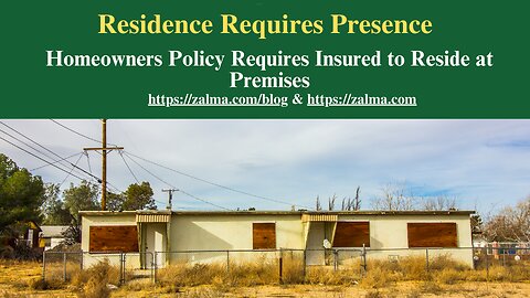 Residence Requires Presence