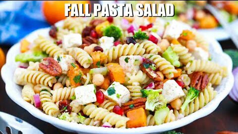Fall Pasta Salad - Sweet and Savory Meals
