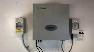 Growatt Inverter Residual I High Error Message